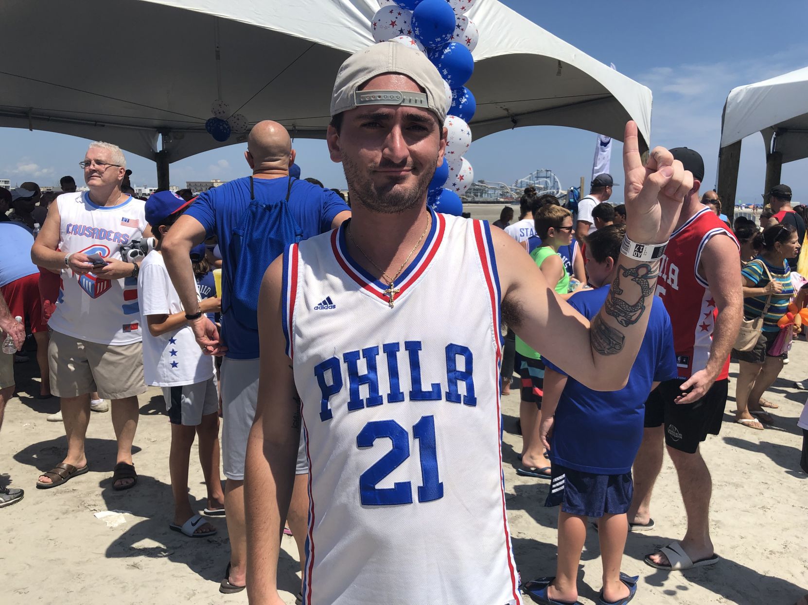 SEEN at 76ers Summer Shore Tour in Wildwood